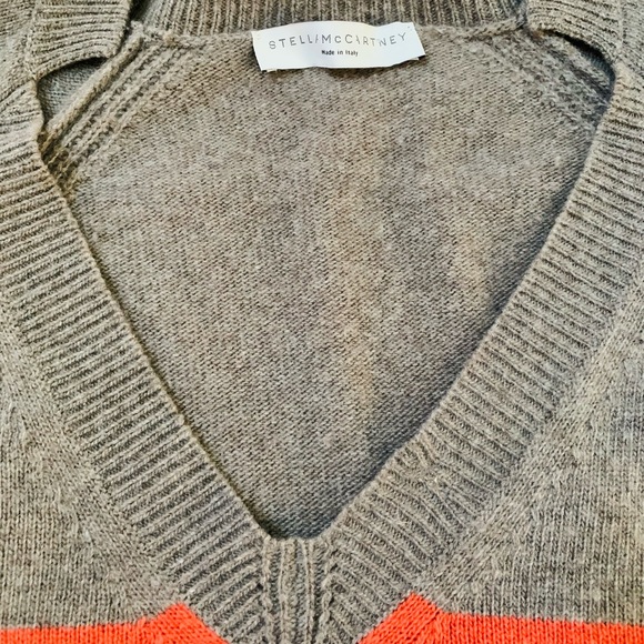 Stella McCartney Sweater Size M ( 44 ) Wool Cashmere Blend , V Neck , Like New - Picture 2 of 7